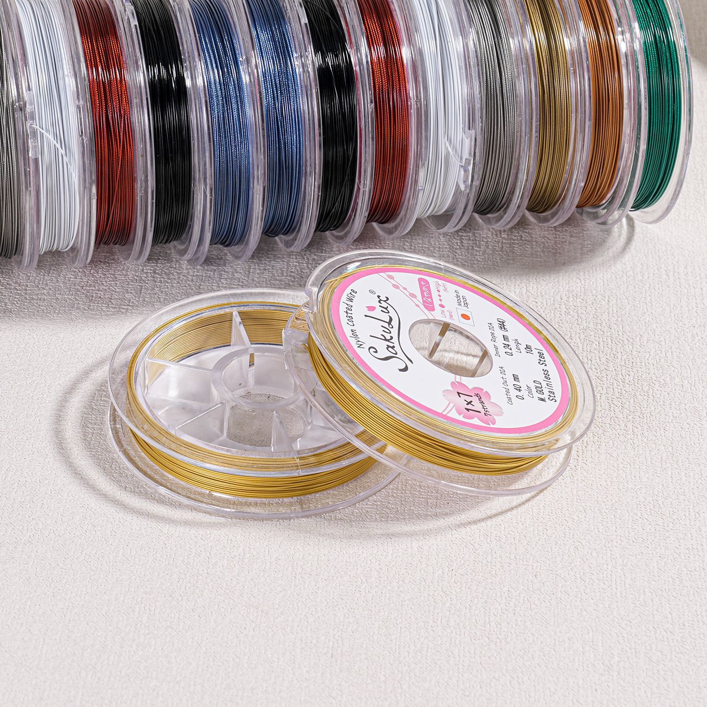 Japón importó alambre de acero suave de 0,4mm collar de perlas de hilo suave de diez metros pendientes de perlas accesorios de joyería con cuentas de bricolaje image 7