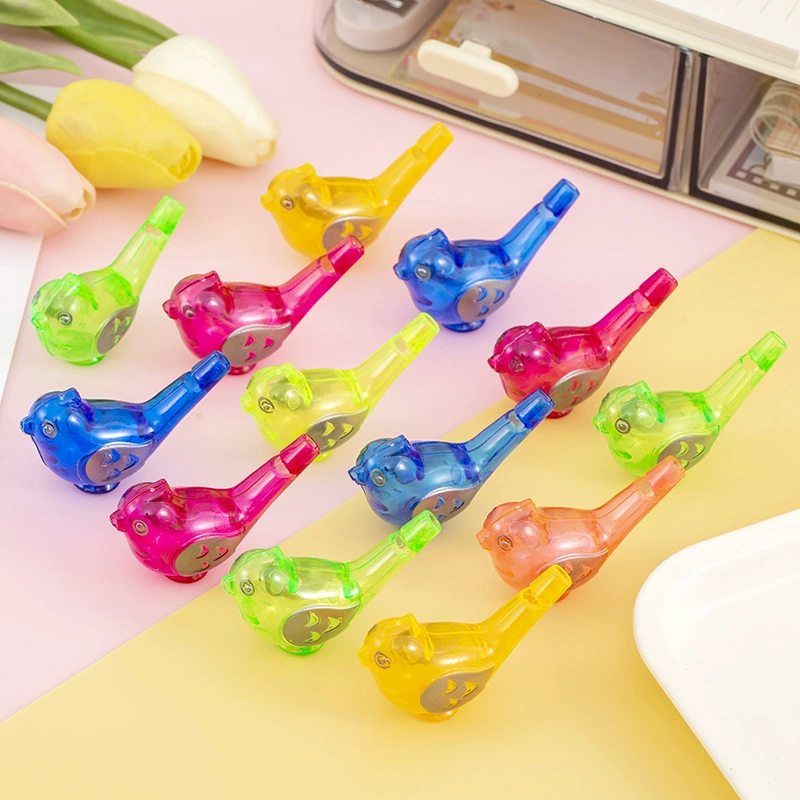 Cartoon Bird Whistle Hairpins for Kids - Colorful Plastic Toy, Props, Birthday Gift by Zizhu