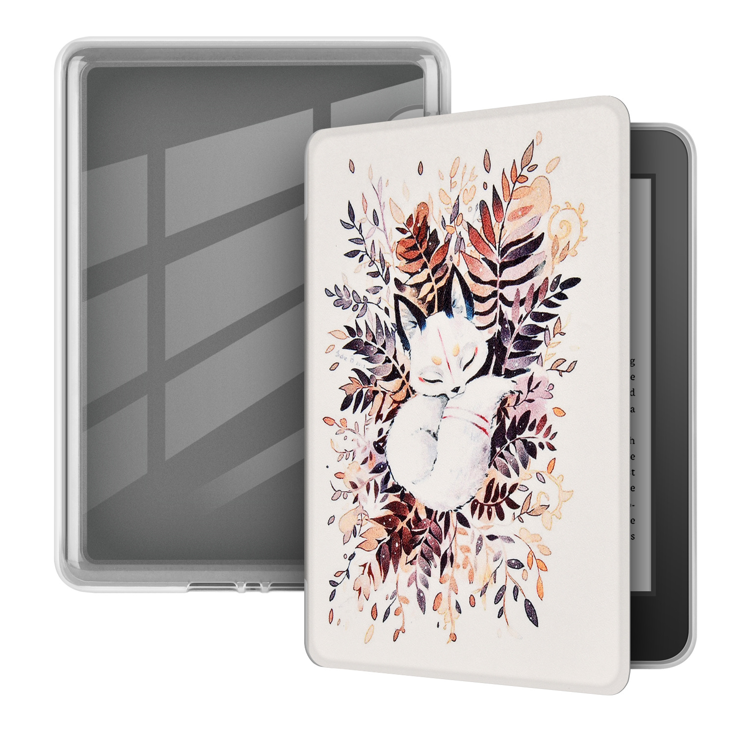 Aplicable kindle paperwhite6543 acrílico pintado funda protectora 658/558 funda protectora transparente