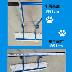 手推式平板塵推拖把大號棉紗排拖墩布車庫物業工廠保潔用地拖推塵