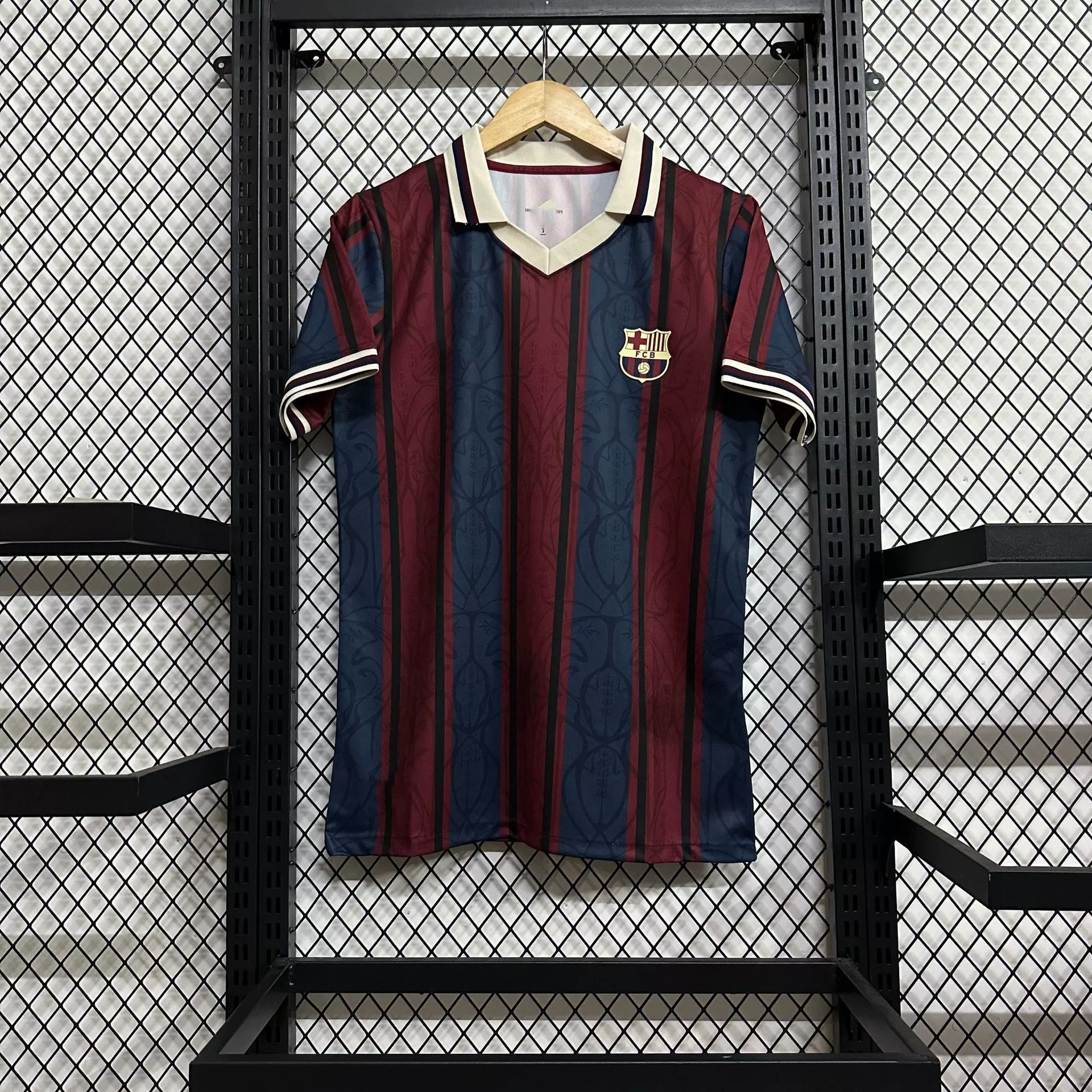 25-26 Club's new football uniform Barcelona Juventus Oasis ко-брендированная футболка с коротким рукавом джерси популярность