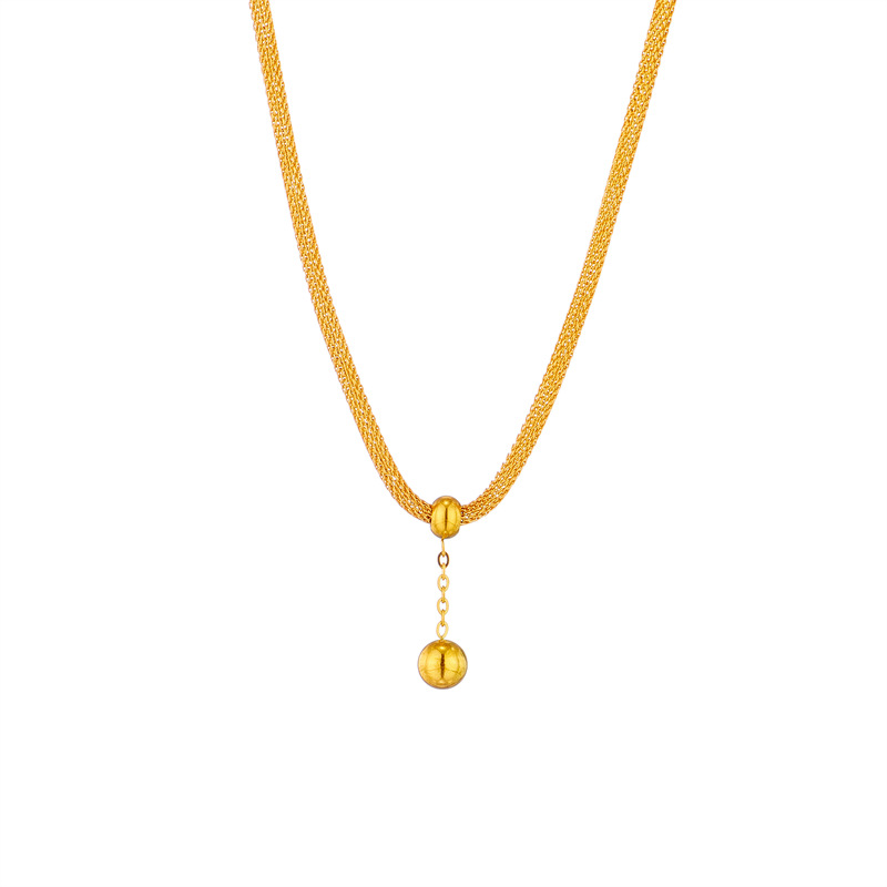 Ethnic Style Geometric Titanium Steel Plating Pendant Necklace 1 Piece