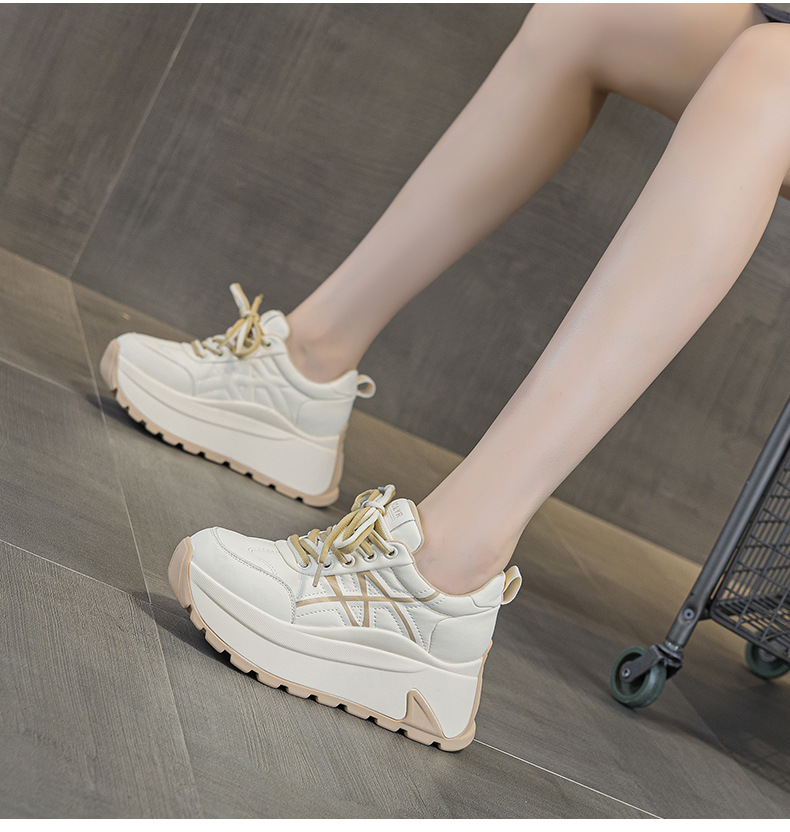 Giày sneaker nữ đế dày chunky phong cách bánh mì tăng chiều cao — M2971-1 màu mơ nhân nhung, M2971 Đỏ Một Lớp, M2971 Đen Một Lớp, M2971 màu mơ, một lớp lót chi tiết 34