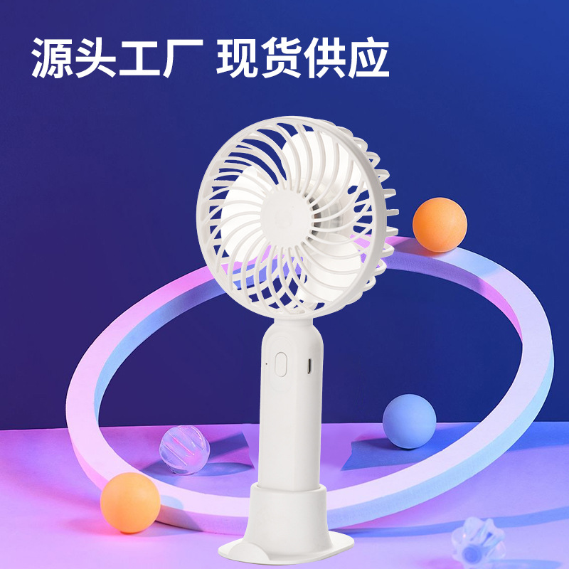 Regalo personalizado F9 ventilador de mano recargable USB portátil soporte de escritorio mini pequeño silencioso recargable