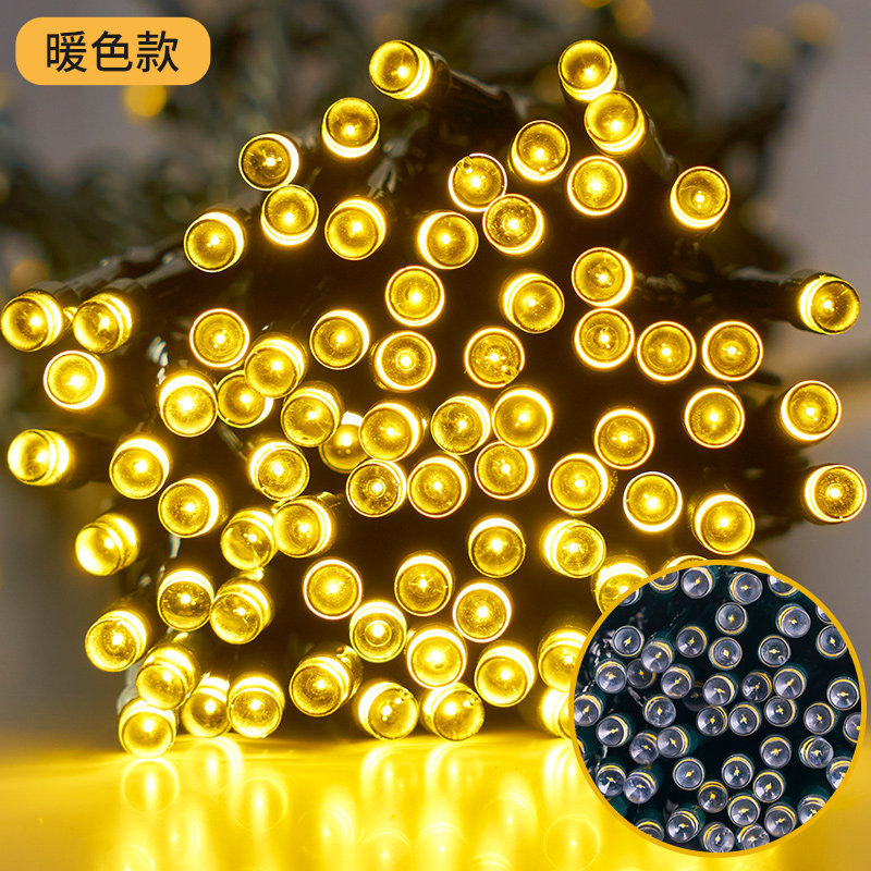 Solar al aire libre impermeable lámpara LED estrella pequeña lámpara de color lámpara de lámpara parpadeo lámpara de lámpara de lámpara
