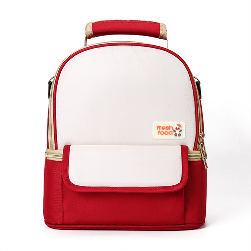 Multifunctional insulated back milk bag, double-layered bottle-preserving breast milk storage bag, refrigerated lunch bag for office workers with meals