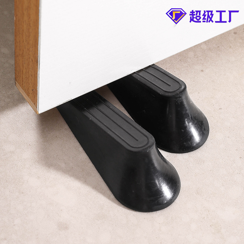 En stock envío gratuito Tope de puerta de goma para el hogar gadget resistente al desgaste antideslizante tapón de la puerta móvil anti-colisión de alta puerta elástica entrega de parada