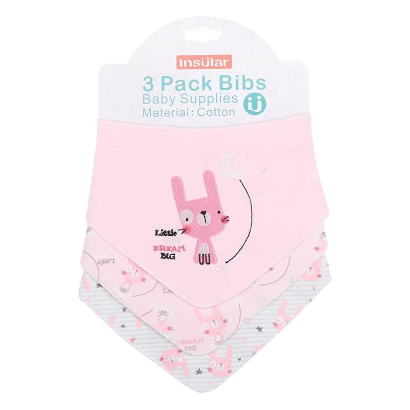 Inmei algodón bebé babero bebé Snap triángulo babero de algodón bebé babero transfronterizo
