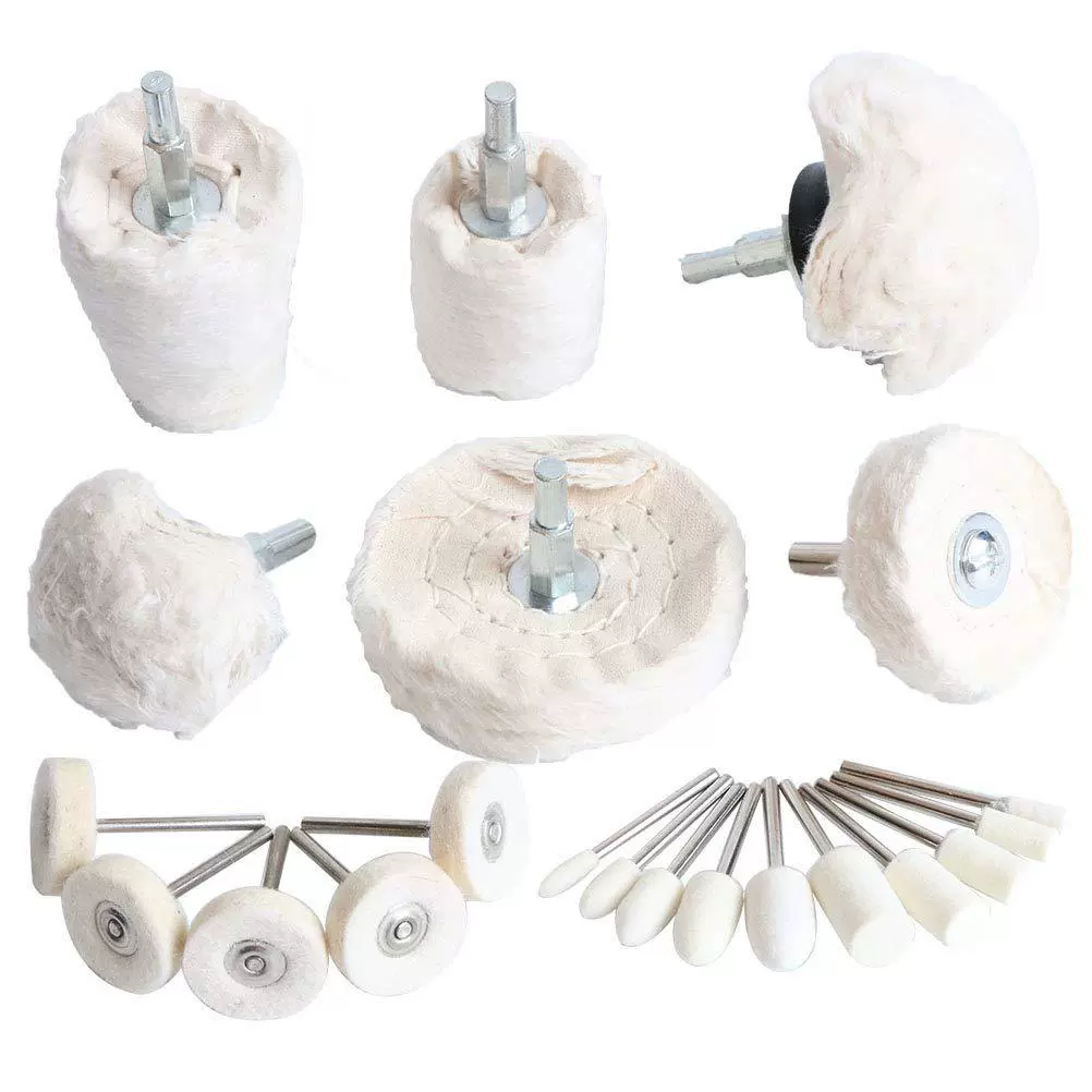 Amazon Лидер продаж тканевое колесо набор из 20 предметов полировальное колесо полировка воск металлическая Полировка комбинация