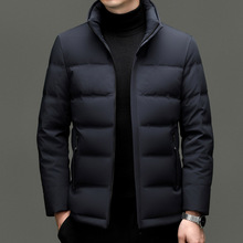 高档品牌羽绒服男款冬装加厚防寒服保暖白鸭绒中青年立领外套正品