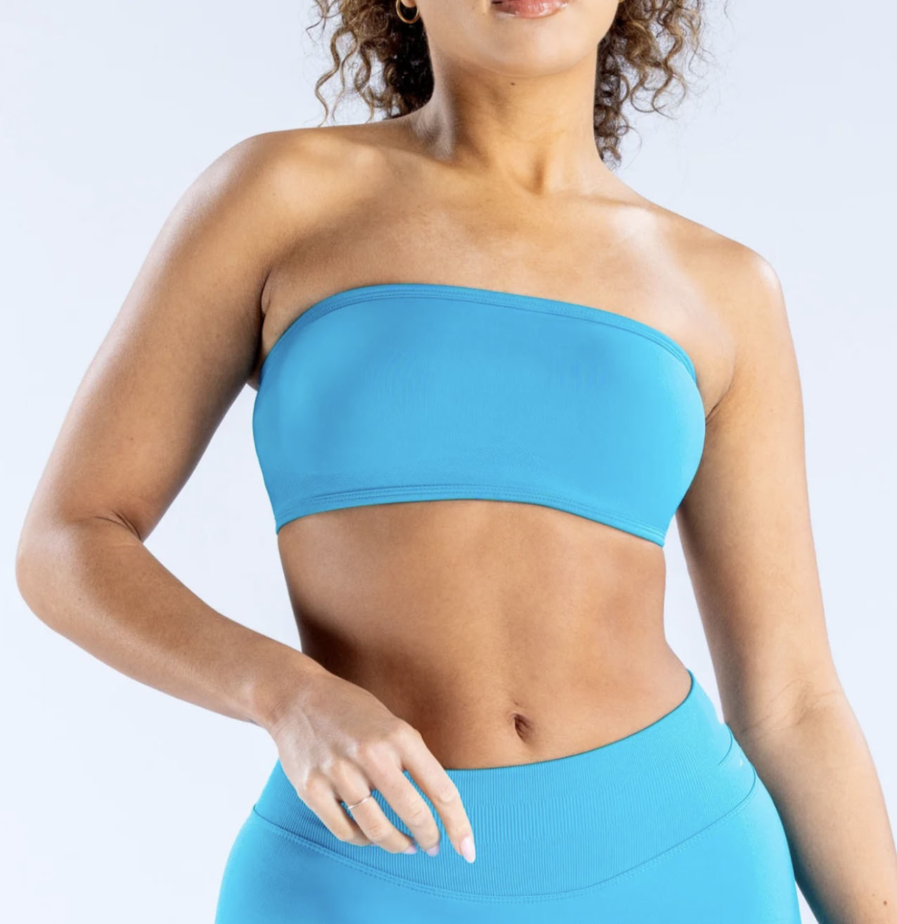 글레이셔 블루 가슴 랩