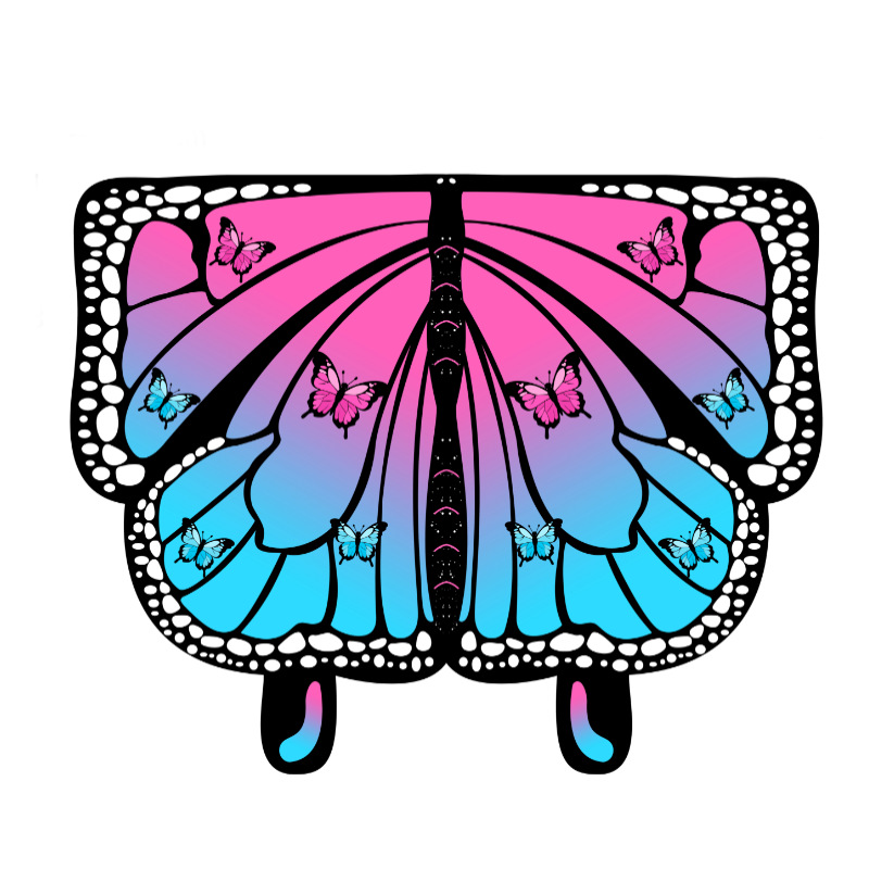 Capa giratoria con alas para danza del vientre, accesorio de cosplay, decoración estilo INS, elección de influencers para sesiones de fotos