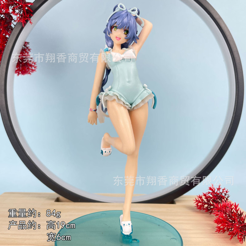 包邮灰姑娘初音手办睡美人长发洛天依公主水手服摆件批发代发|undefined