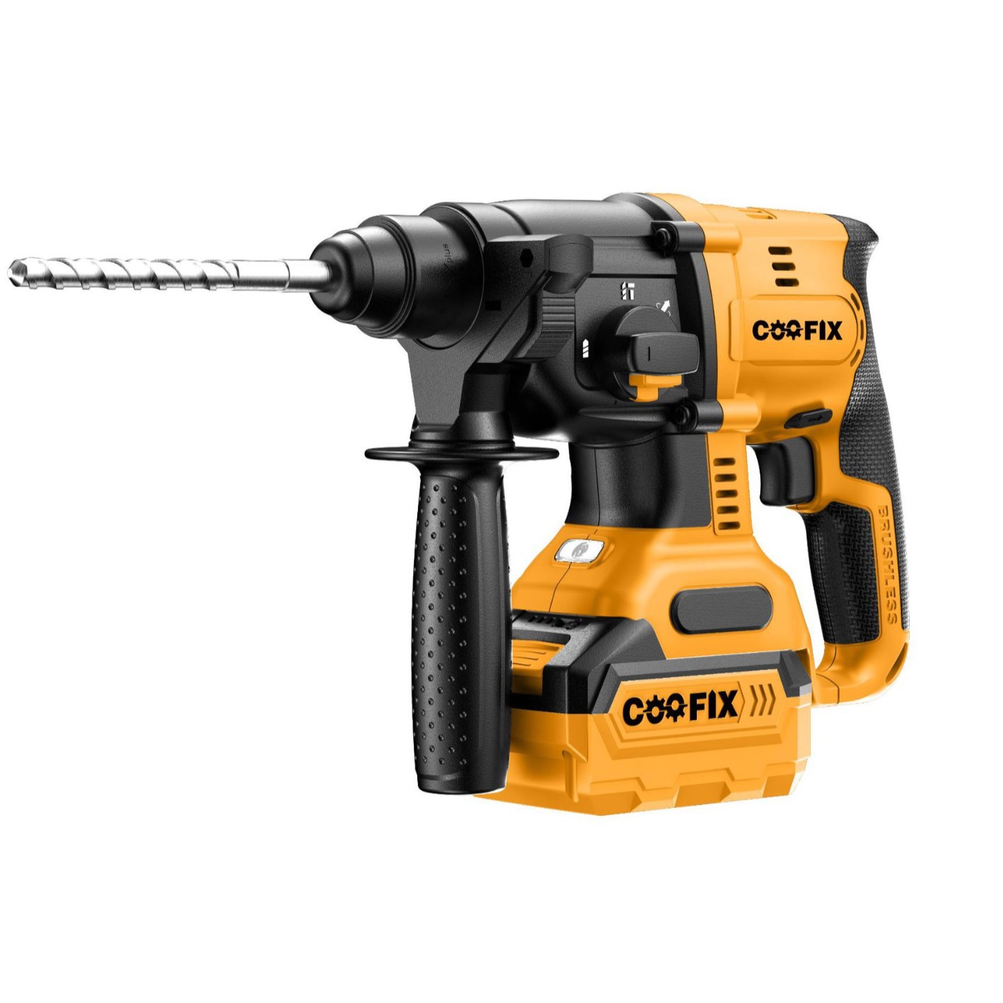 Coofix库菲锂电冲击钻混凝土无线重型圆柄电锤电镐电钻双用