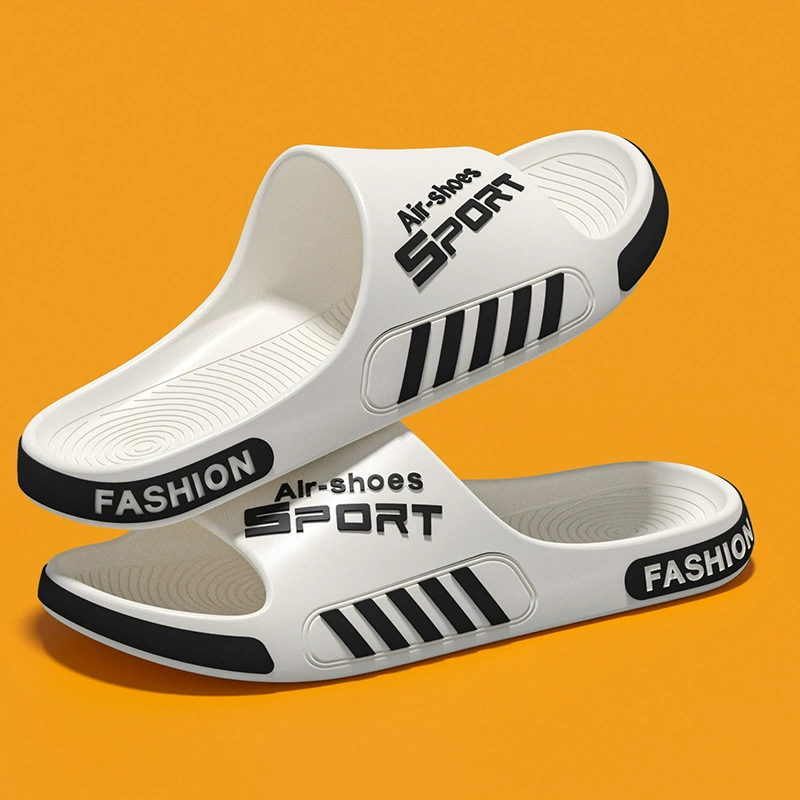 Мужские летние домашние тапочки больших размеров, дезодорирующие, новые 2025 года, широкие, нескользящие, спортивные, оптом