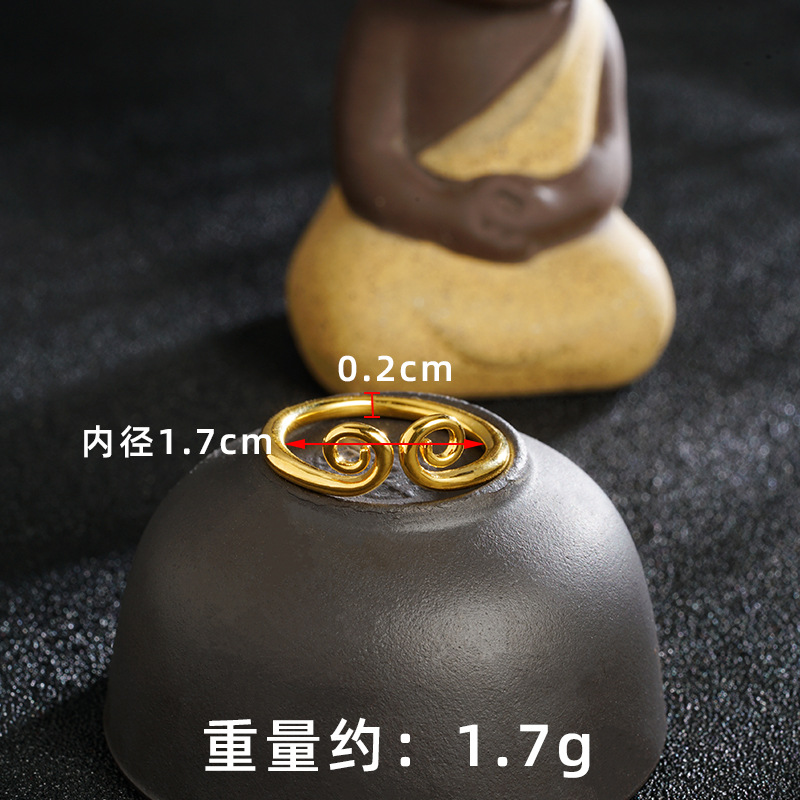 Pulsera de oro de arena vietnamita, mito negro femenino, no se desvanecerá durante mucho tiempo, maldición, Monkey King, garrote dorado, pulsera, joyería de mano de latón