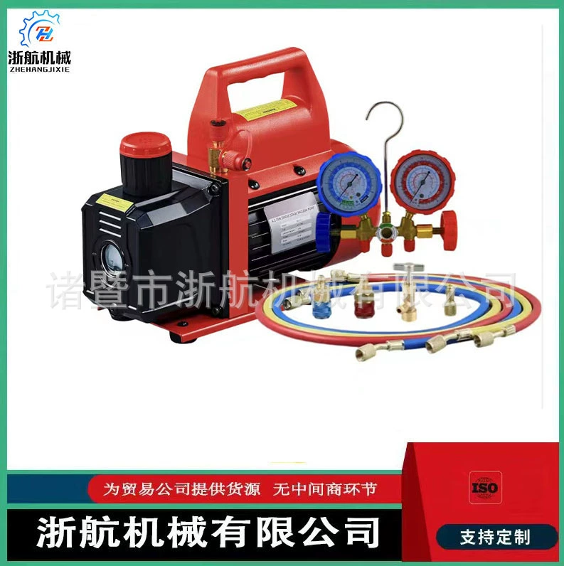 Вакуумный насос 4CFM 110В 60Гц 1/3 л.с. с специальным манометром R134 для обслуживания автомобильных кондиционеров