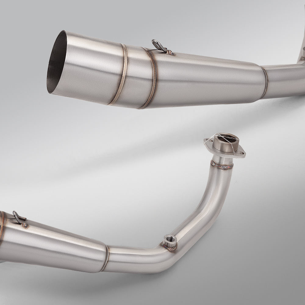 Motorcycle scooter modification suitable for NSS350 Forza 350 front exhaust pipe and rear silencer set