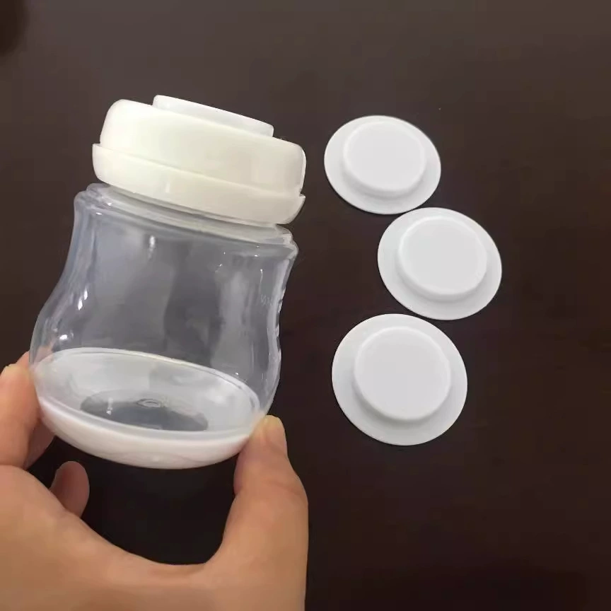 Ширококалиберная прокладка из полипропилена для детских бутылочек, уплотнительная прокладка для грудного молока, бутылочка для сбора грудного насоса, уплотнительная крышка