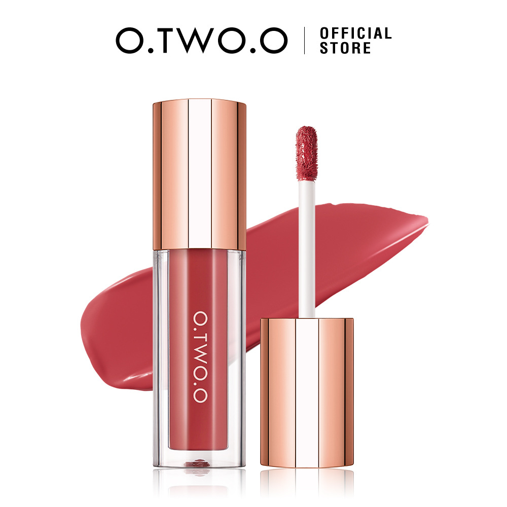 O.two.o Silky Smooth Matte Lip Gloss, Long Lasting Non Stick Glaze_voghion.com