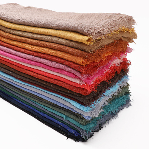 New style cotton and linen bronzing women's turban Indonesian Malay travel shawl scarf wholesale