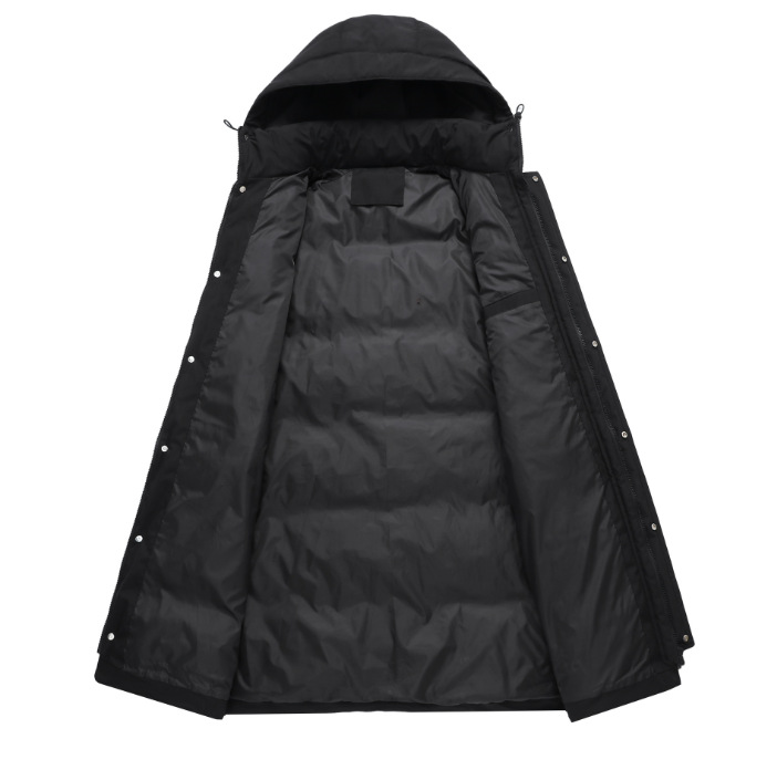 Men's Clothing Thickened Long Winter Outdoor Windproof And Warm Knee Length Thick Men's Cotton Jacket Tiger Head 002_viptrois.com