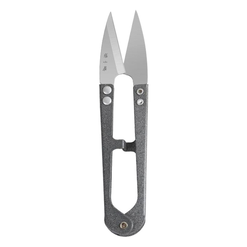 Tijeras de Zhang Xiaoquan tijeras de hilo de Primavera de acero de alto carbono ropa de punto de cruz en forma de U de acero inoxidable a medida tijeras de arena de hilo de tamaño pequeño