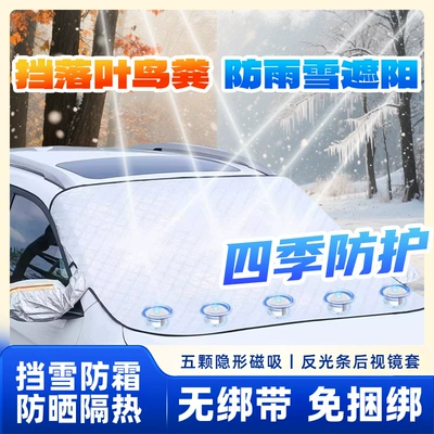 Enlarged and Thickeneded Car Front: Car snow shield