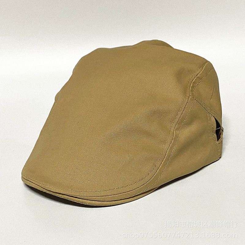 Autumn solid color universal travel beret