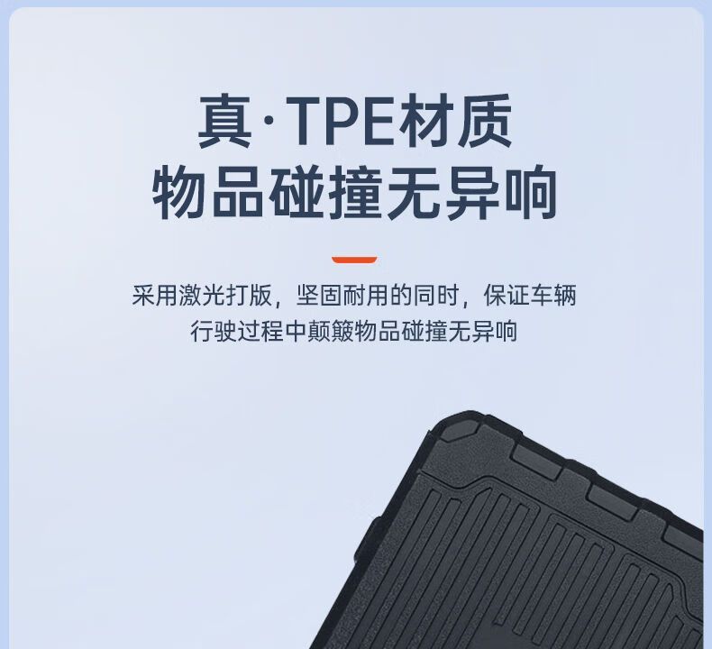 Suitable for the New Version of Tesla Model Y, the New Y/3 Integrated Trunk Mat and Backrest Mat Are Easy to Clean