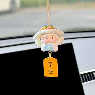Car Interior Decoration Hanging Decoration, Car hanging - camera-lambpeaceful-car-ornament