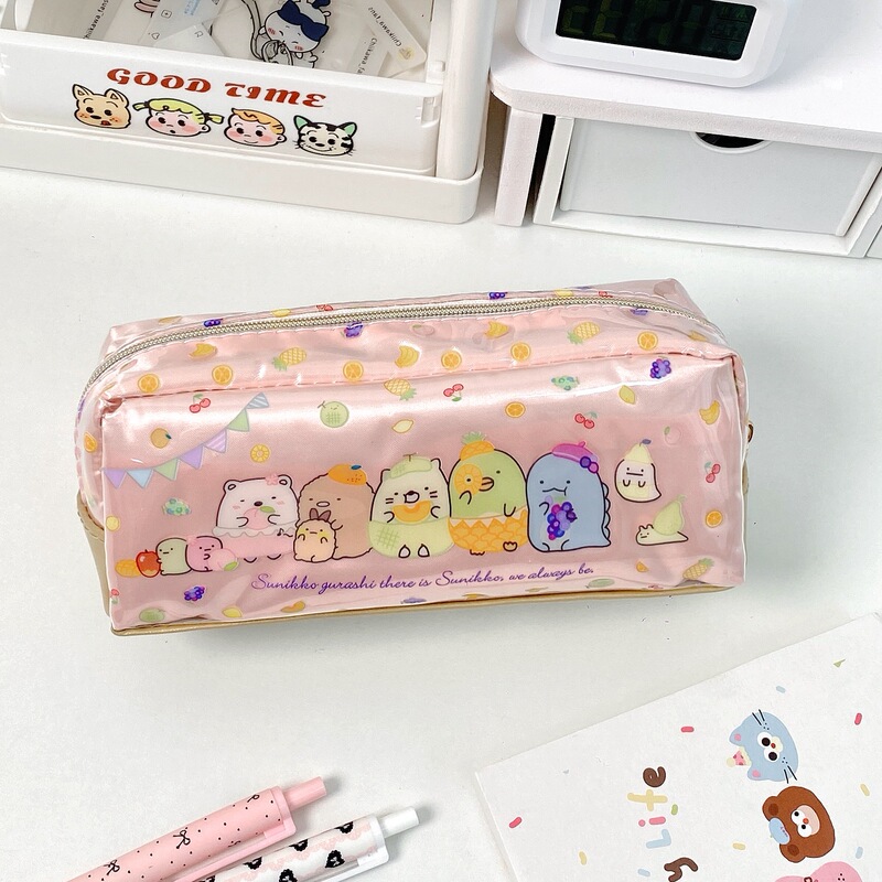 コーナーバイオ フルーツ鉛筆バッグ ins 学生 日本製 高価値 大容量 文具箱 化粧 中学生筆箱|undefined
