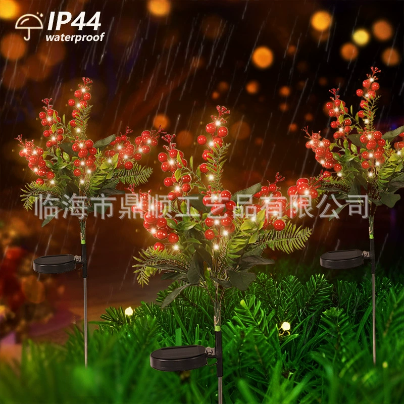 LED travel garden lights solar-powered for gazebo, artificial plant, high-quality style