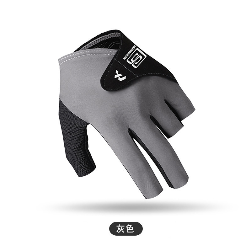Guantes de billar, snooker de medio dedo para hombres y mujeres, ropa individual, seda de hielo elástica suave, guantes finos con hebilla antideslizante transpirables image 8