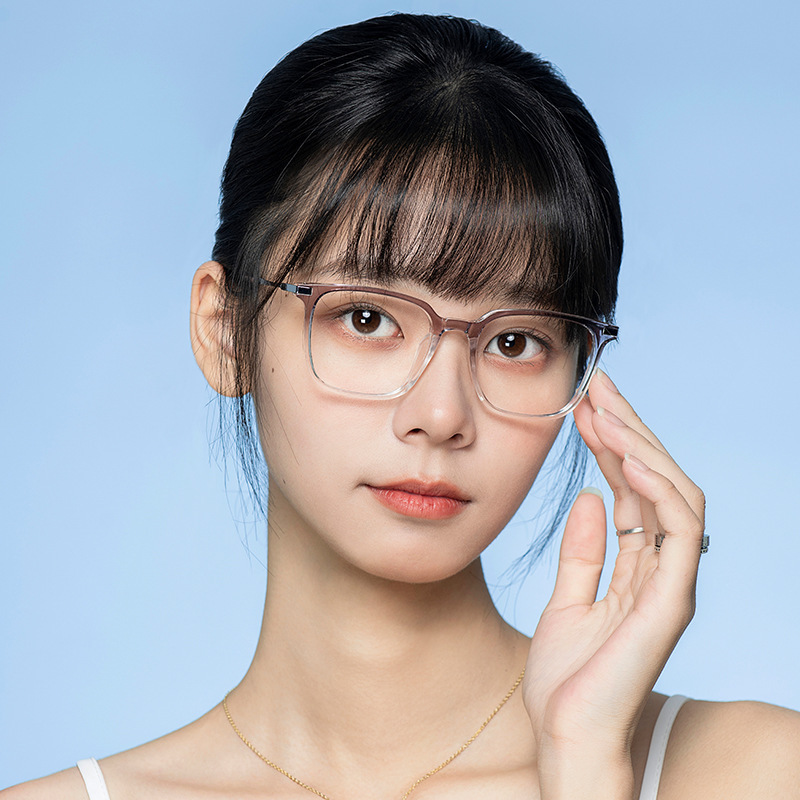 Baishifen new 5040 ultra-light TR glasses frame TikTok plain face box optical glasses frame can be equipped with myopia mixed batch