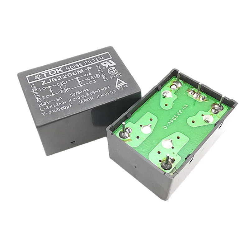 日本TDK噪声电源滤波器ZJG2206M-P  6A EMC滤波器 PCB板 全新现货