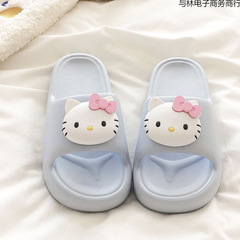 网红可爱KT猫eva拖鞋女款夏2025新款家居室内防滑外穿凉拖鞋沙滩