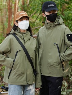 New couple outdoor assault clothing mountain work clothing fashion handsome spring and autumn coat big pocket live wholesale