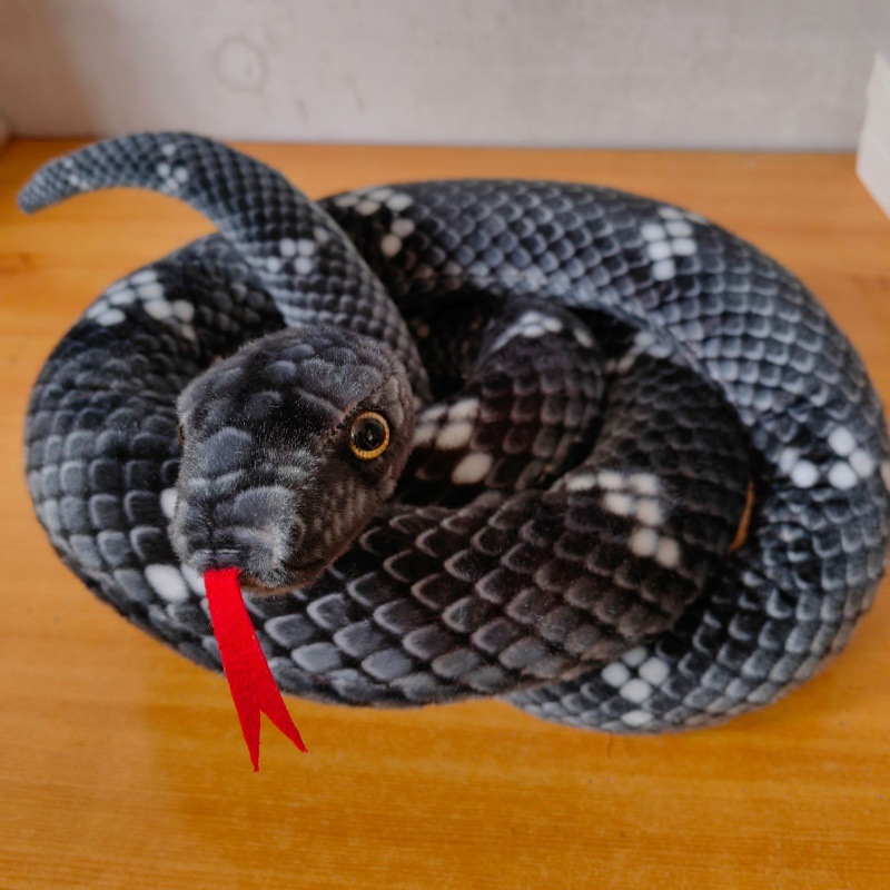 Peluche de Serpiente de Simulación de Peluche Suave para Juguetes y Bromas