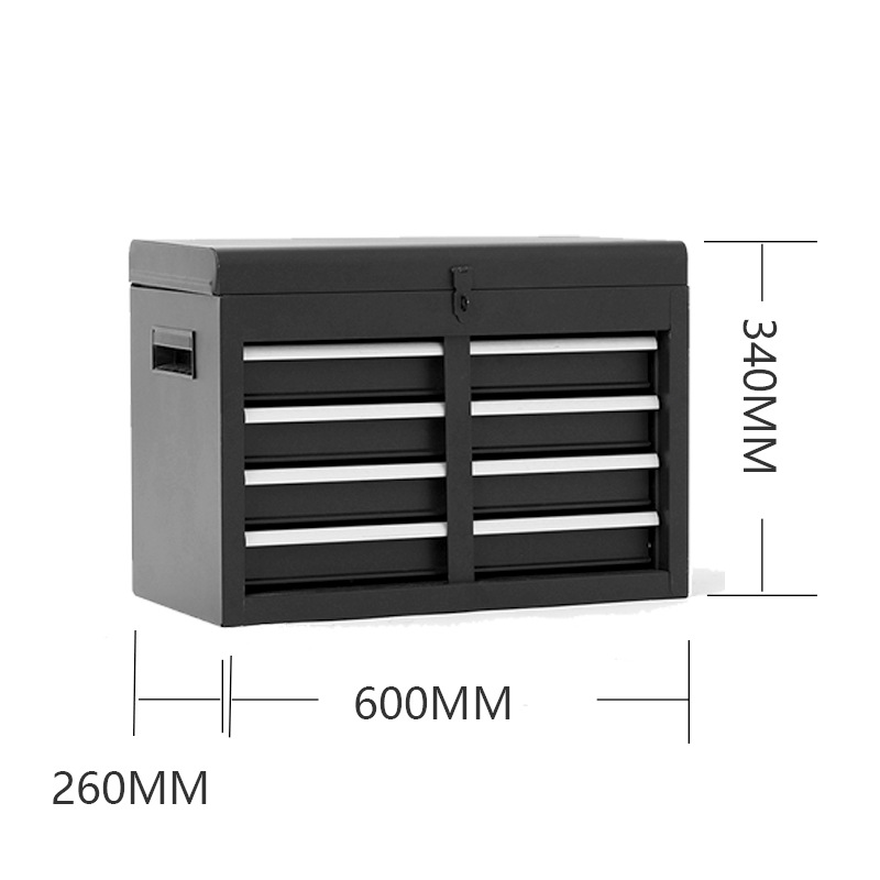 Caja de herramientas de carro de herramientas combinada de carro de hierro móvil gabinete de herramientas de hoja de hierro pequeño carro con ruedas carro de rotación para taller