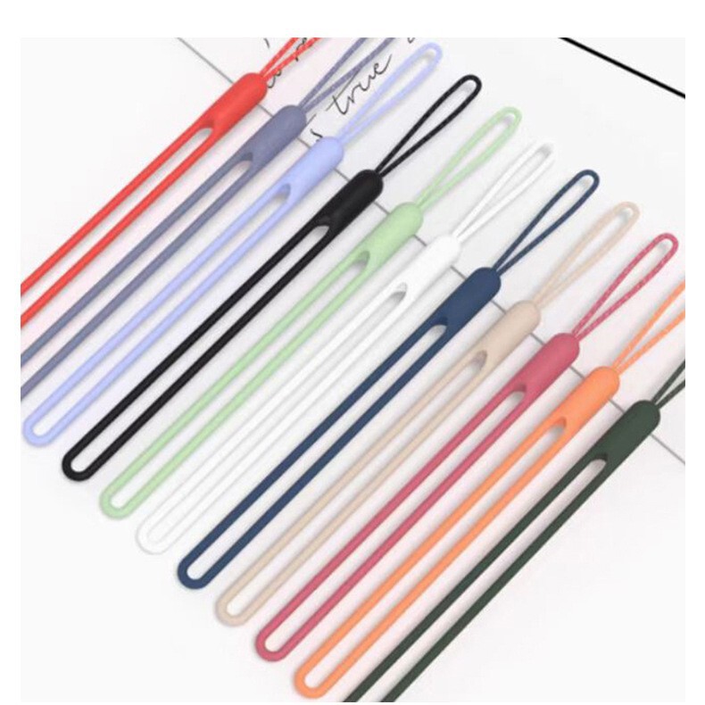 Spot Colorful Lanyard Short Wrist Strap for Men and Women Strong and Durable Wrist Rope Multi-functional Anti-lost Pendant Mobile Phone Lanyard