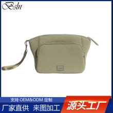 时尚便携潜水布料化妆包手拿包出差旅行洗漱包氯丁橡胶防水尿布包