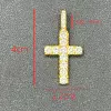39/Imitation gold seventeen diamond cross