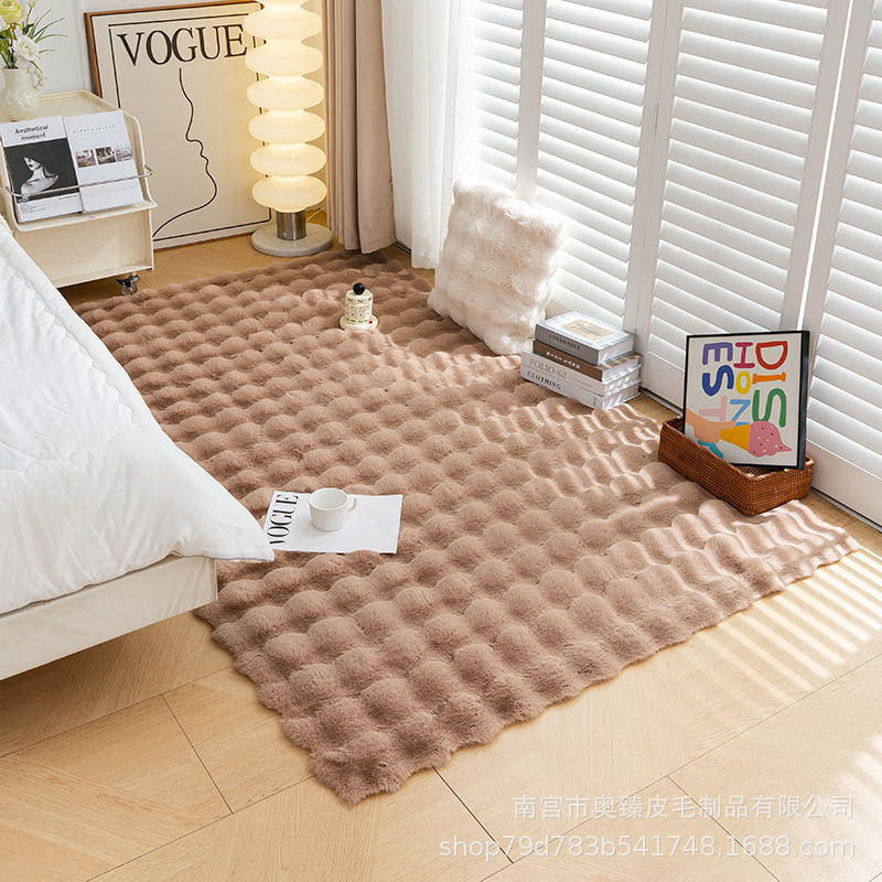 Warm coffee-bubble velvet (thickened and encrypted)