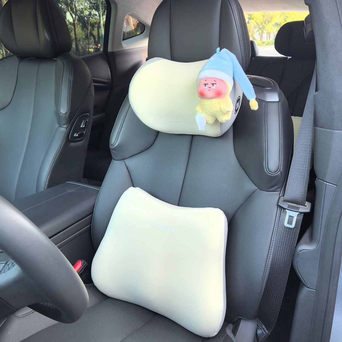 2026 New Model Car Headrest Memory Foam Car Seat Neck Pillow Cute Car Neck Support Pillow