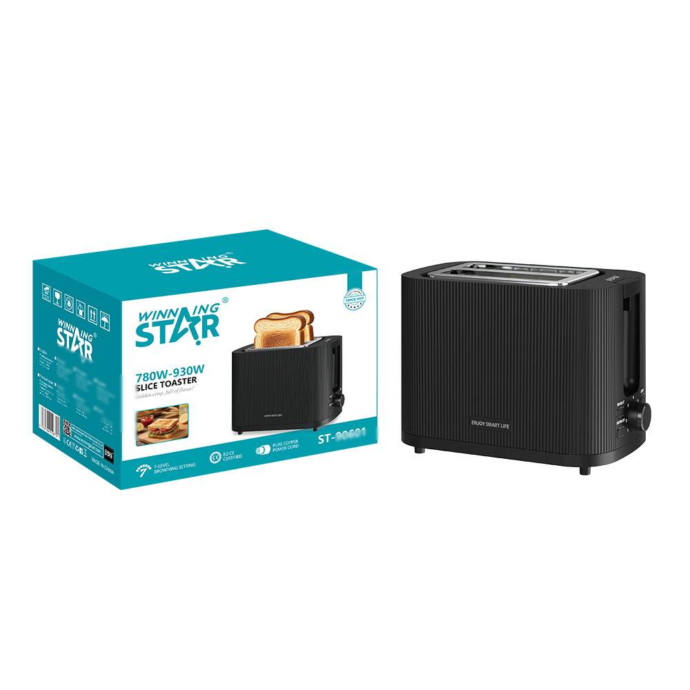 Winningstar Cross-Border 2-Slice Double-Sided Toast Sandwich Toaster Slice Toaster