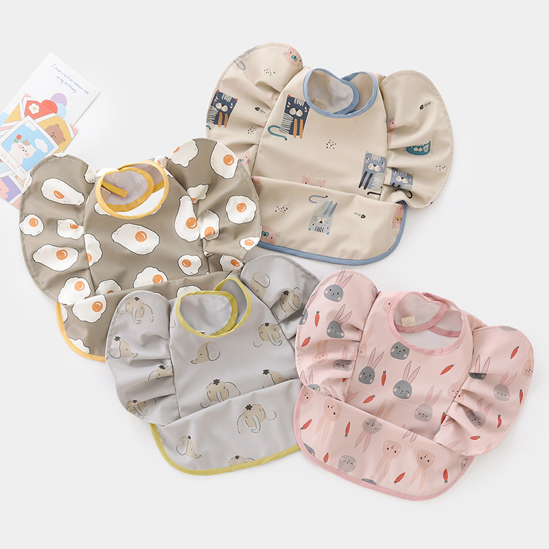 Baby Eating Extra Large Bib Bib Saliva Napkin Baby Food Supplement Waterproof Washable Bib Feeding Anti-Dirty Bib