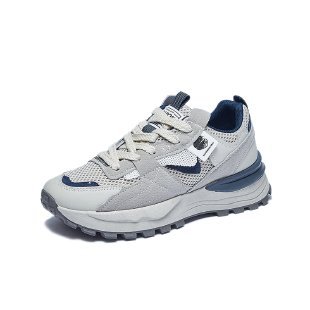 [Chaobunan] zapatos de base gruesa y alta para mujeres zapatos deportivos casuales retro primavera zapatos waffle gump estudiantes amor