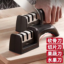 厨房家用磨刀器手动迷你磨刀石钨钢陶瓷金刚石磨刀器手持磨刀工具