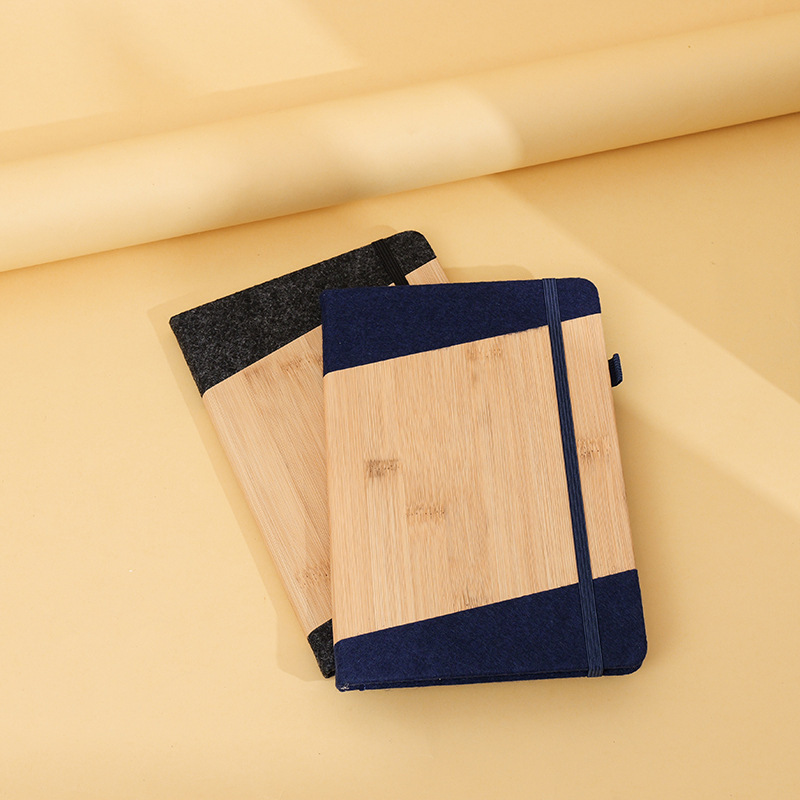 Cuaderno de bambú ecológico personalizado a5 cuaderno de madera de alto valor cuaderno de mano cuaderno de papel mayorista